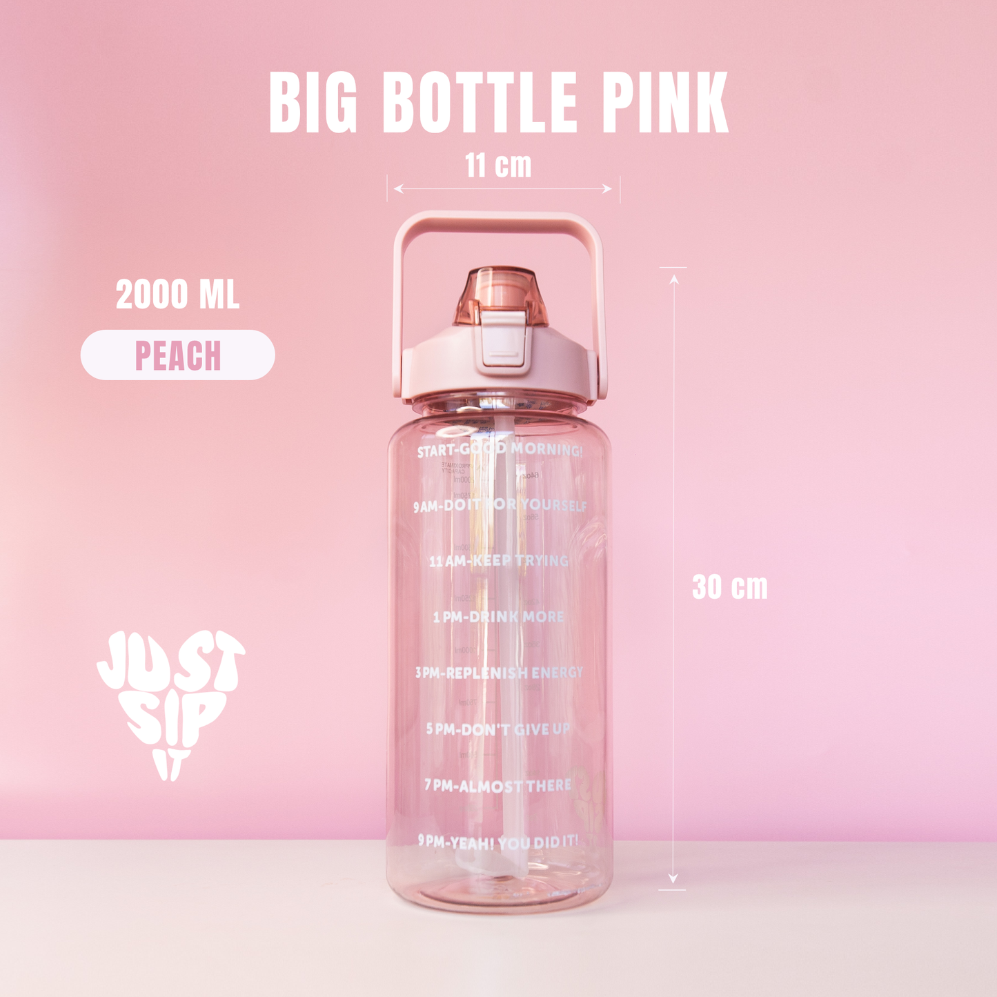 2000ml BOTTLE - PINK