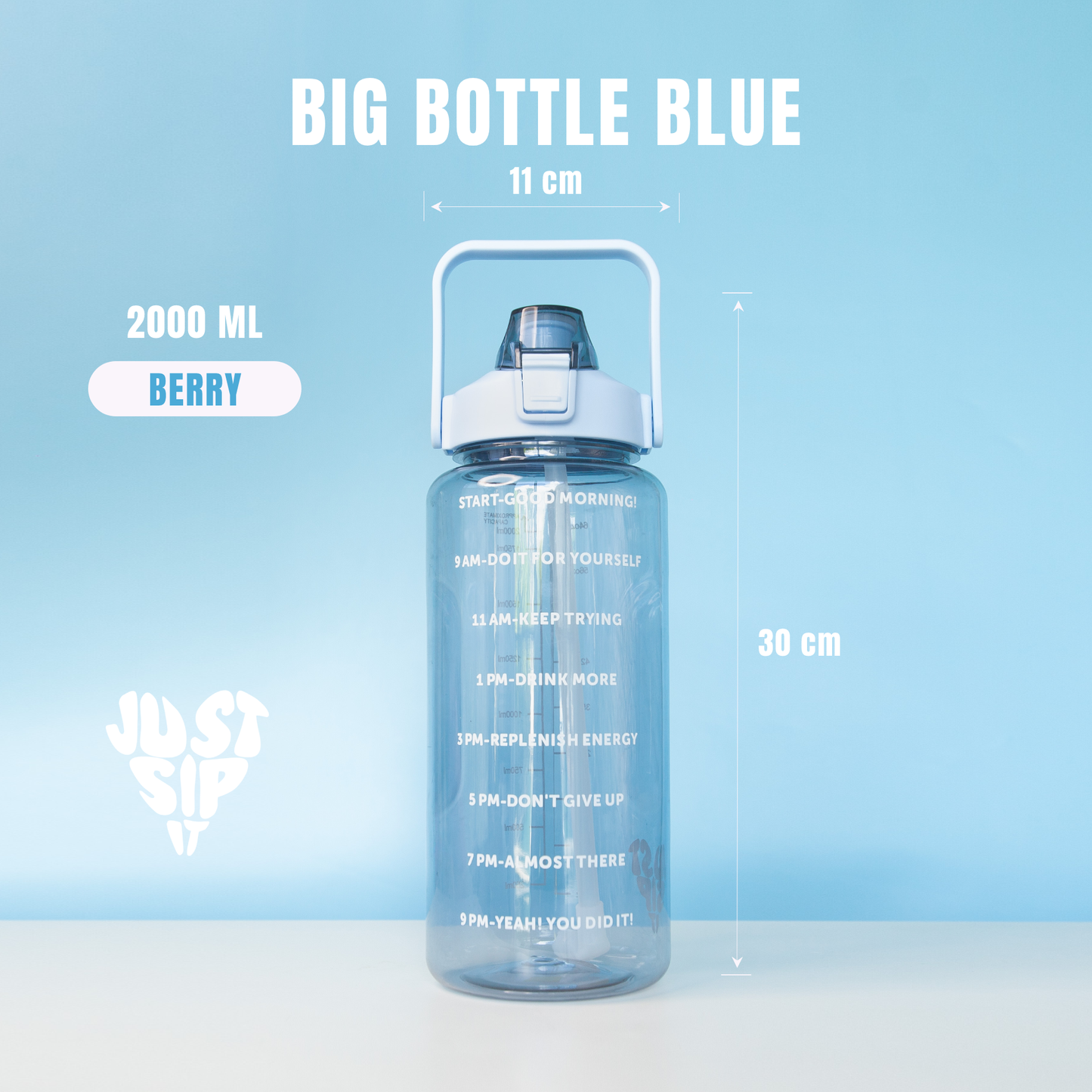 BIG BOTTLE BLUE